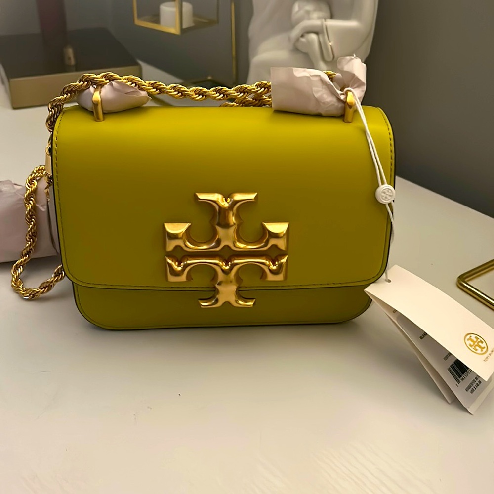 Tory Burch Small Eleanor Convertible Leather Shoulder Bag AUTHENTIC
